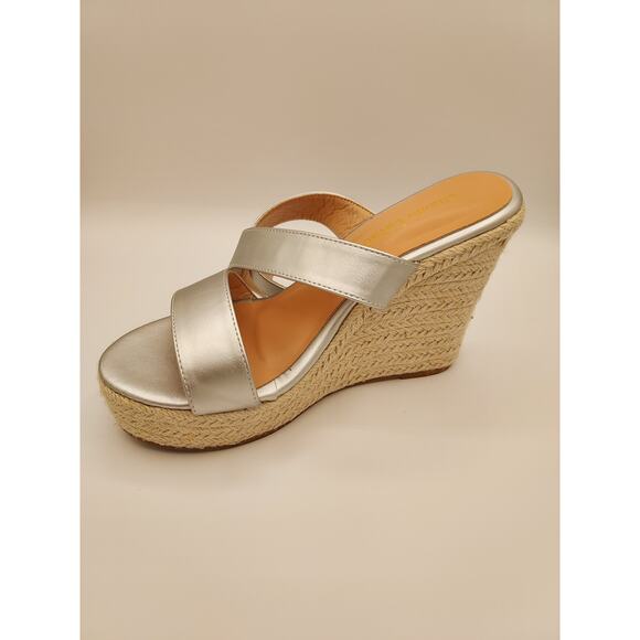 NEARLY NEW Lhamo Latso Wedge Sandals - Sz 7.5 - Picture 2 of 5